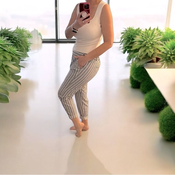 NWT-Splendid Navy Pinstripe Pants XL - Picture 1 of 10